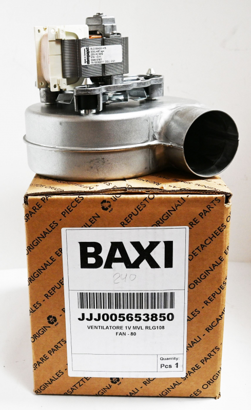 Вентилятор Baxi Luna Eco 240 Original Оригинал JJJ5653850 5653850